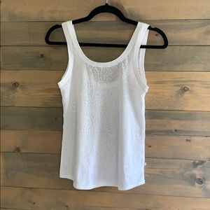 Bright White Lululemon Tank Size 4 Like New
